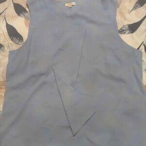 Light blue sleeveless blouse/ office/ large/ size 14